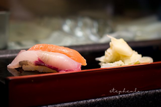 Mmm... sushi for breakfast!