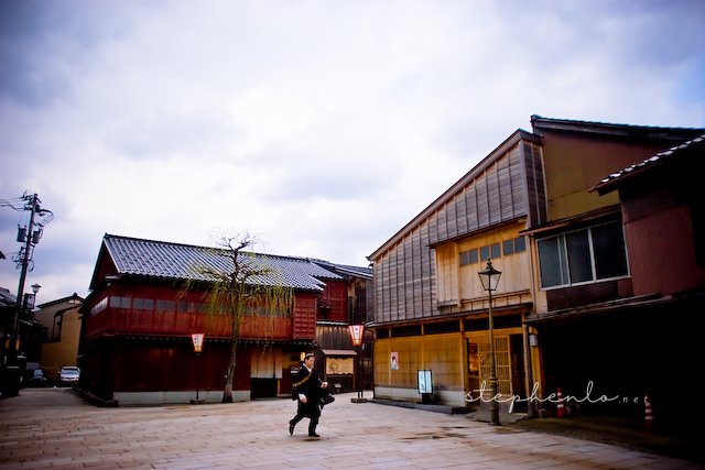 The Geisha district of Kanazawa