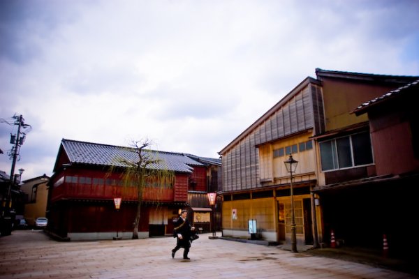 The Geisha district of Kanazawa