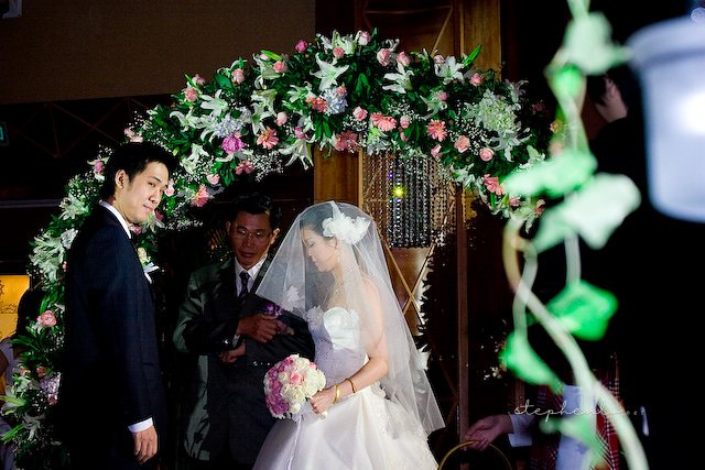 Jason receives his bride, with glee...