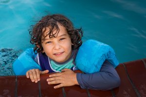 Three men and a lot of kids